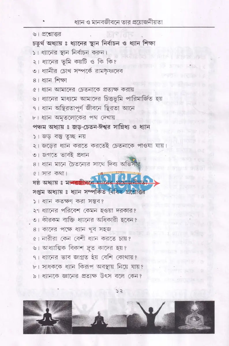 ধ্যান মানবজীবনে তার প্রয়োজনীয়তা Hindu Religious Books