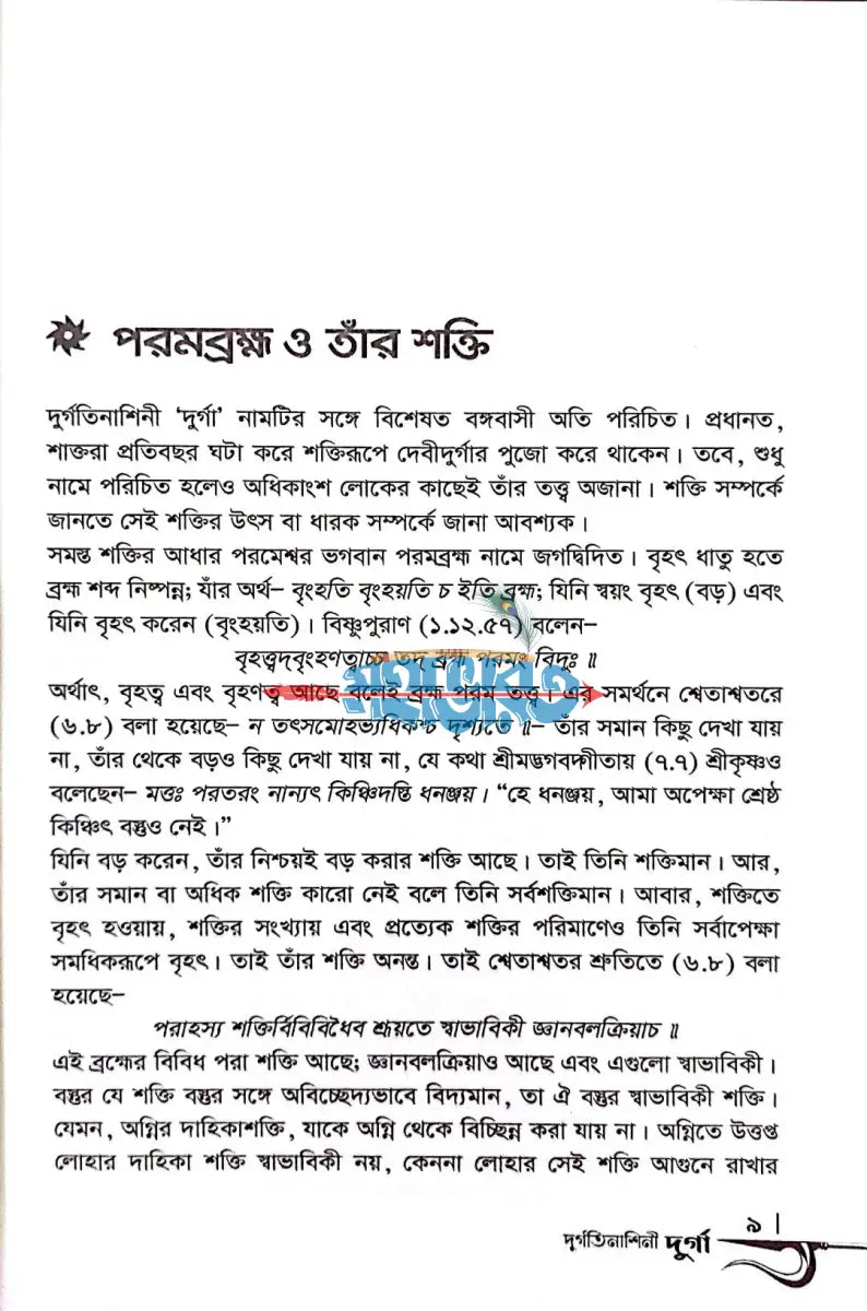 দুর্গতিনাশিনী দুর্গা Hindu Religious Books