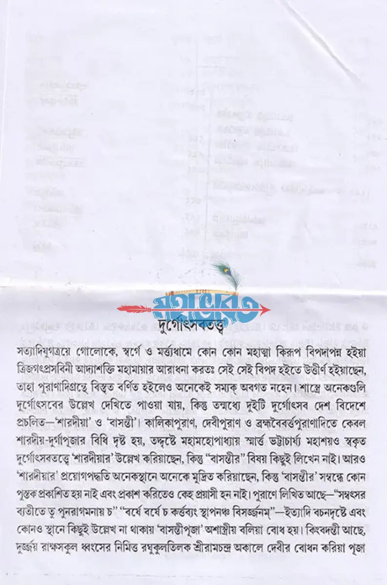 দুর্গোৎসব তত্ত্ব ও পদ্ধতি Hindu Religious Books