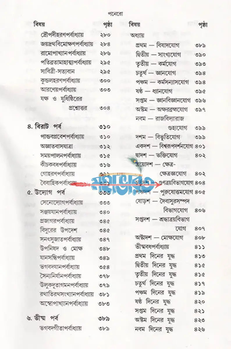 গদ্যে মহাভারত Hindu Religious Books