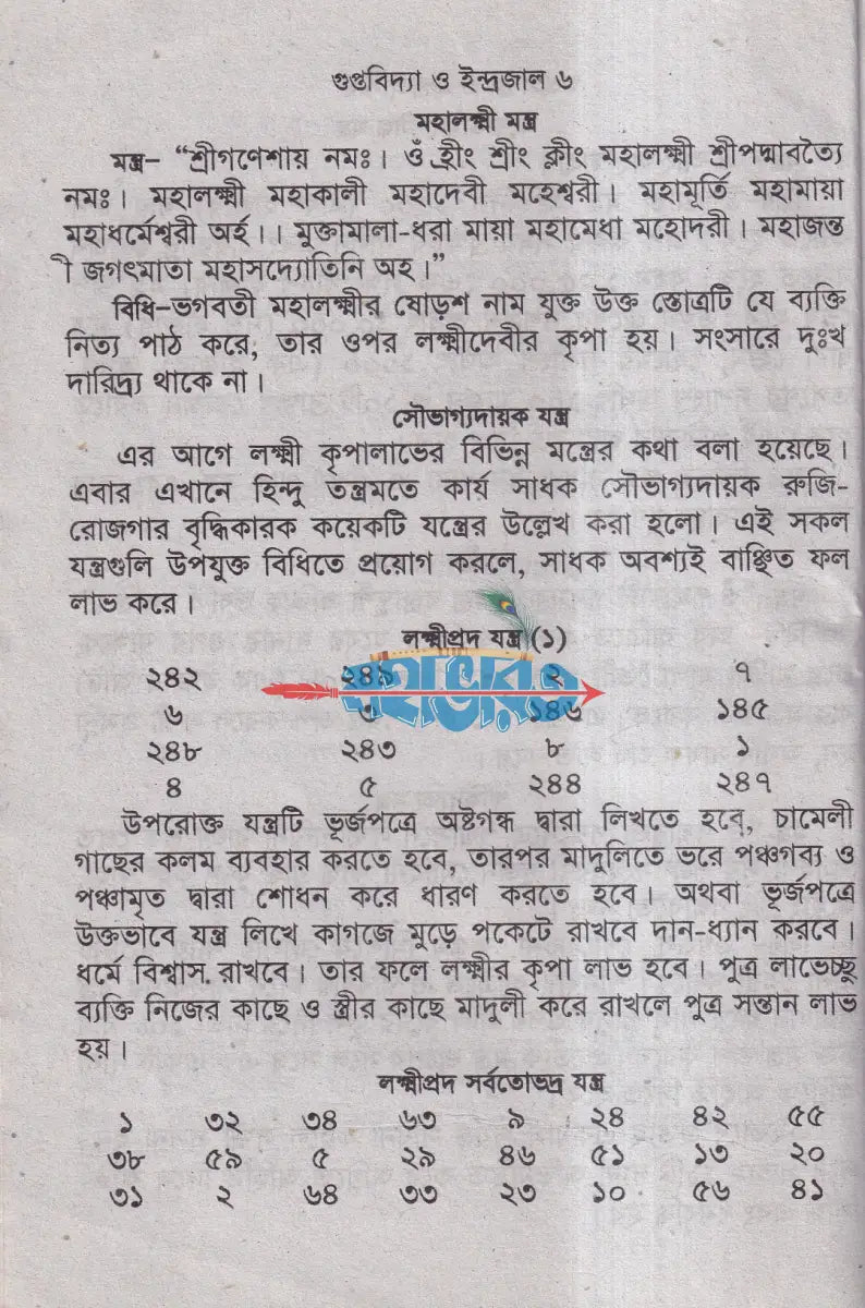 গুপ্তবিদ্যা ও ইন্দ্রজাল Hindu Religious Books