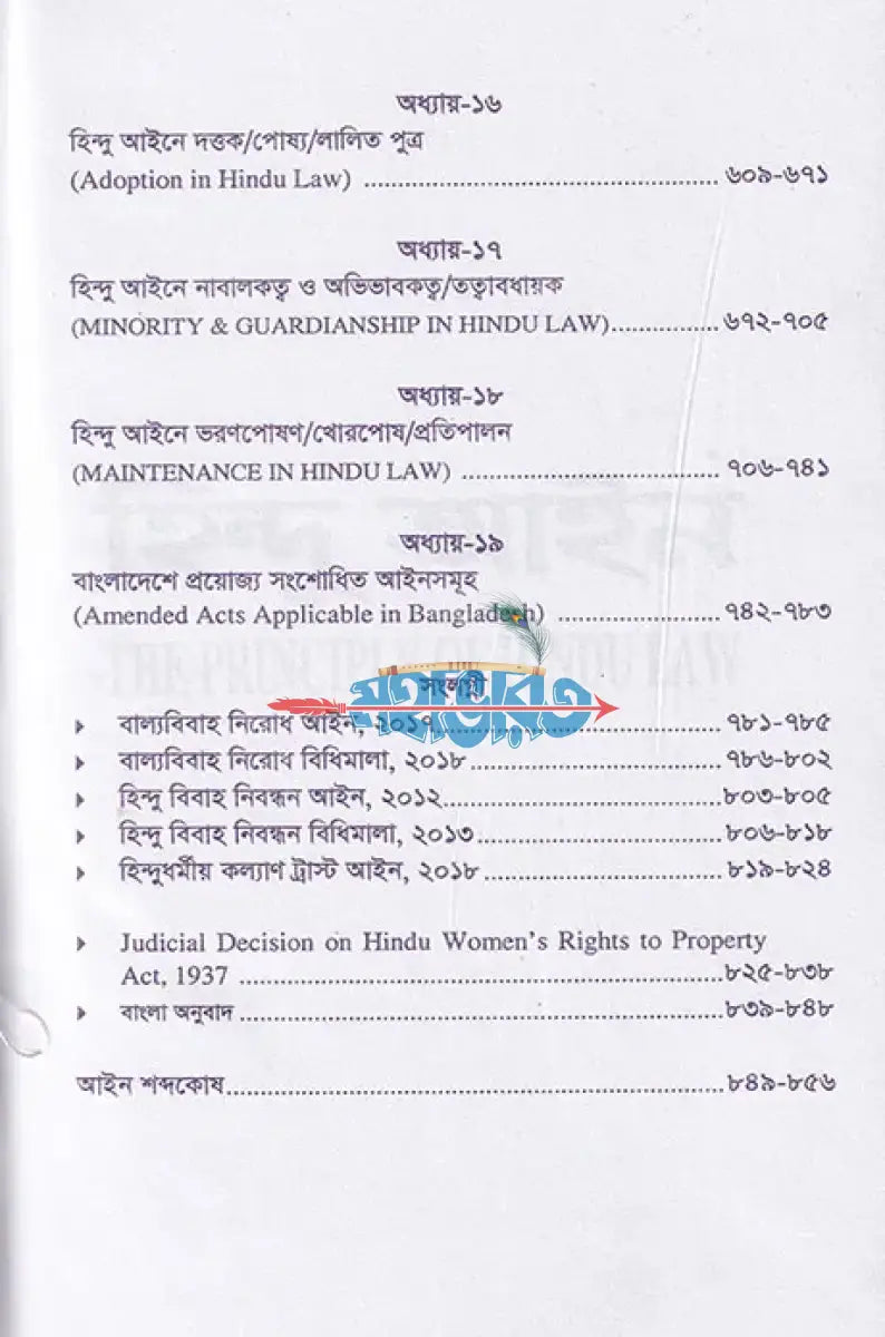 হিন্দু আইন Hindu Religious Books