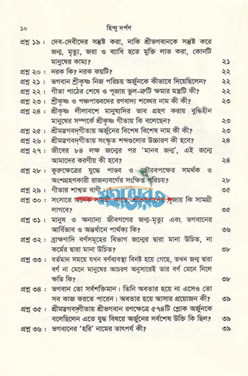 হিন্দু দর্পণ (সনাতন ধর্মের জানা অজানা প্রশ্নোত্তর) একের ভিতর চার Hindu Religious Books