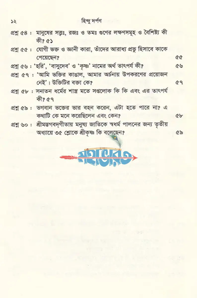 হিন্দু দর্পণ (সনাতন ধর্মের জানা অজানা প্রশ্নোত্তর) একের ভিতর চার Hindu Religious Books