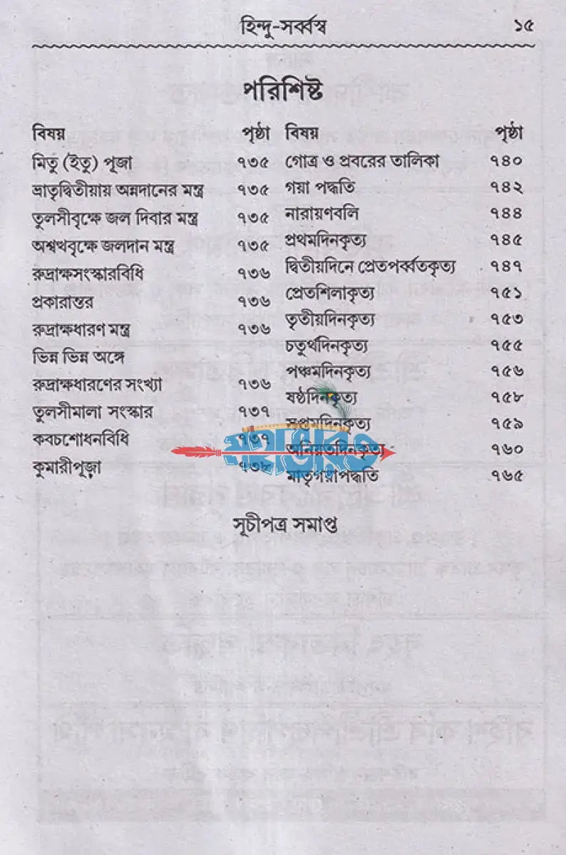 হিন্দু সর্ব্বস্ব বা আর্য্য ক্রিয়াকাণ্ড Hindu Religious Books