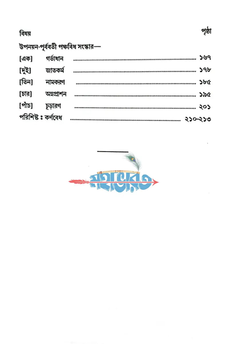 হিন্দুশাস্ত্রমতে উপনয়ন ও তৎপূর্ববর্তী পঞ্চবিধ সংস্কার Hindu Religious Books
