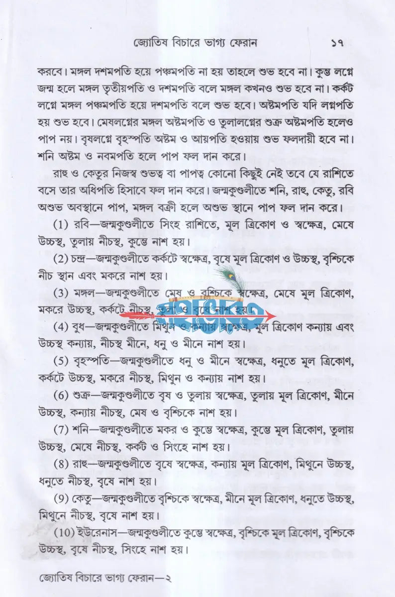 জ্যোতিষ বিচারে ভাগ্য ফেরান Hindu Religious Books