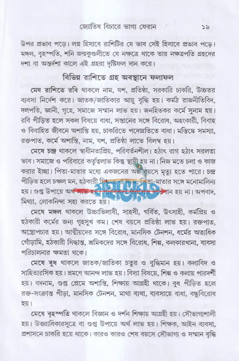 জ্যোতিষ বিচারে ভাগ্য ফেরান Hindu Religious Books