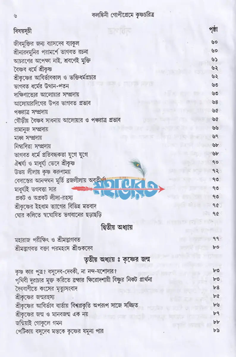 কলঙ্কিনী গোপীপ্রেমে কৃষ্ণচরিত্র Hindu Religious Books