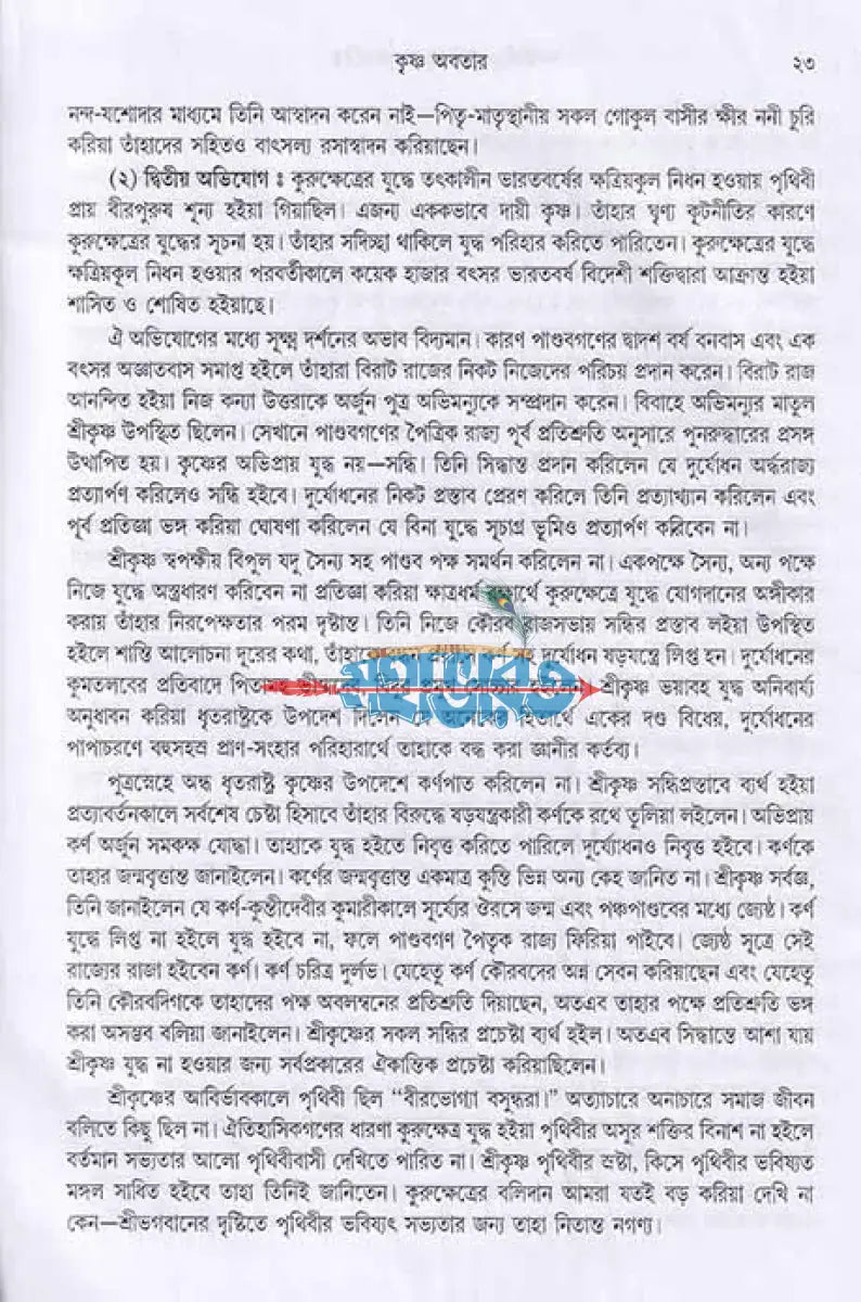 কলঙ্কিনী গোপীপ্রেমে কৃষ্ণচরিত্র Hindu Religious Books