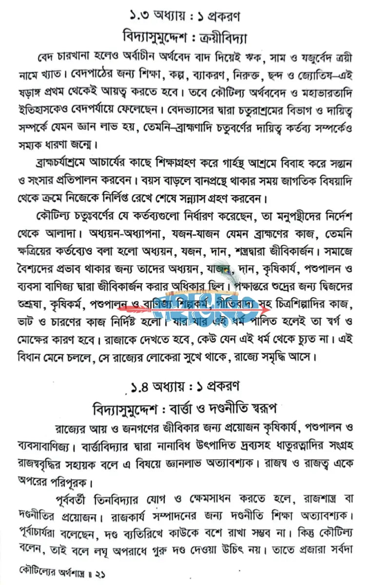 কৌটিল্যের অর্থশাস্ত্র (সংক্ষিপ্ত রূপ) Hindu Religious Books