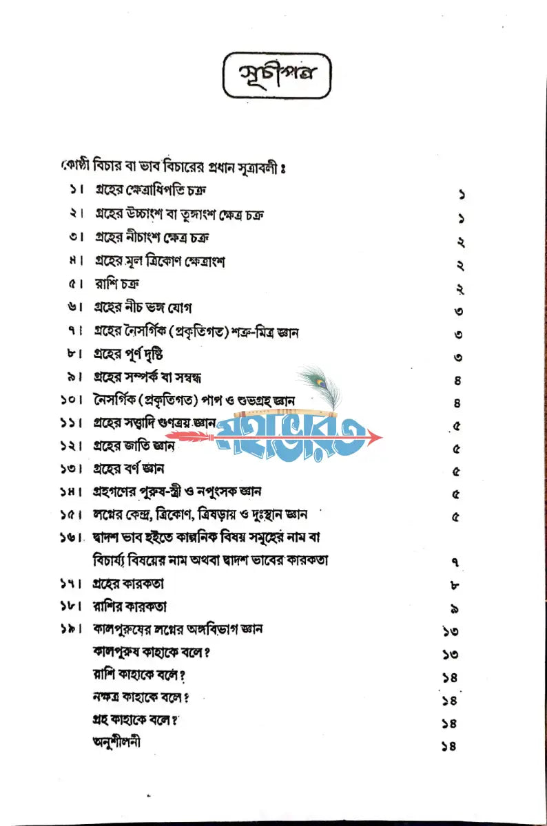 কোষ্ঠি বিচার Hindu Religious Books