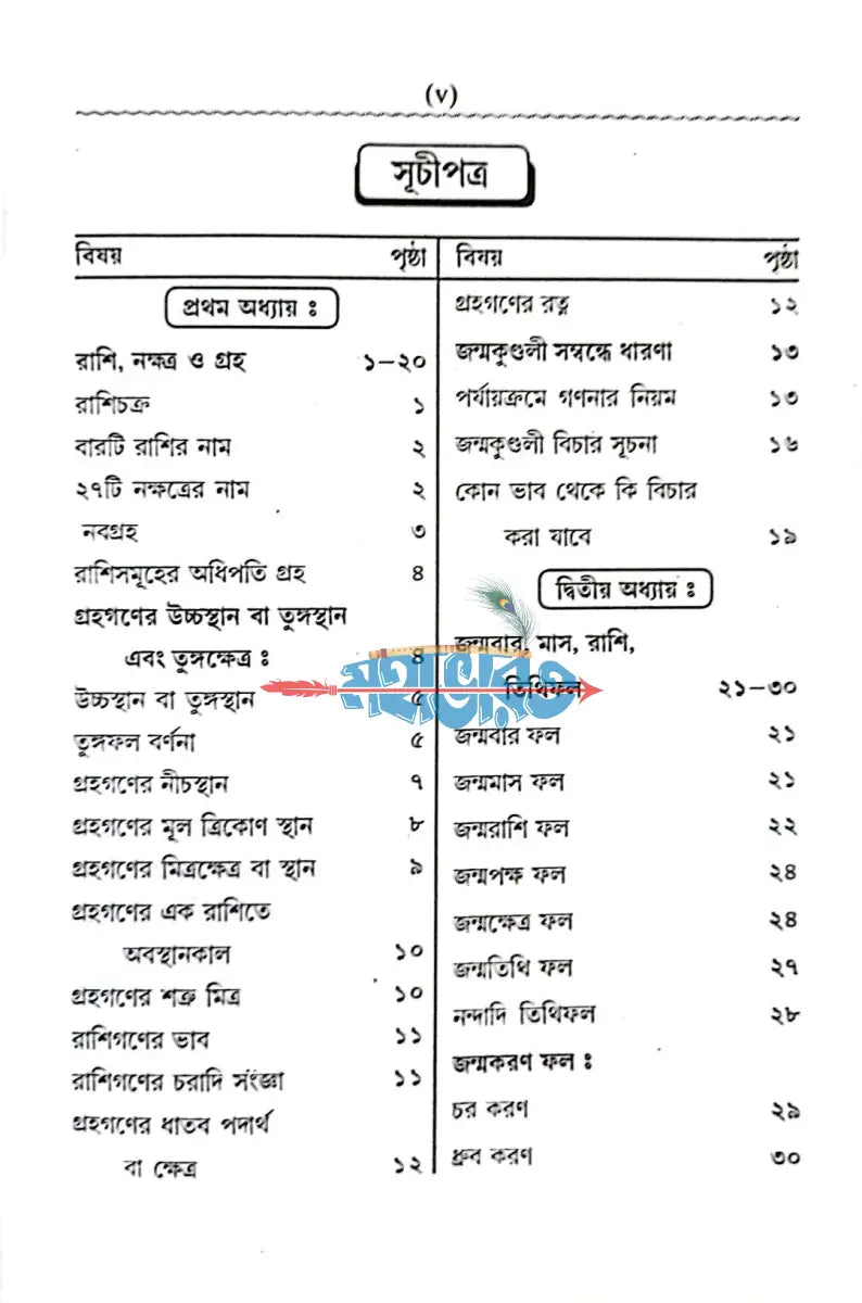কোষ্ঠি বিচার শিক্ষা Hindu Religious Books