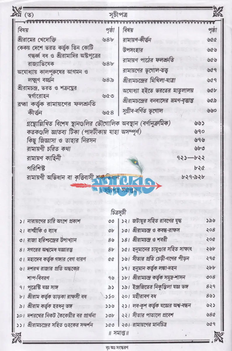 কৃত্তিবাসী রামায়ণ Hindu Religious Books