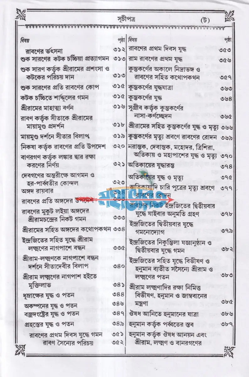কৃত্তিবাসী রামায়ণ Hindu Religious Books