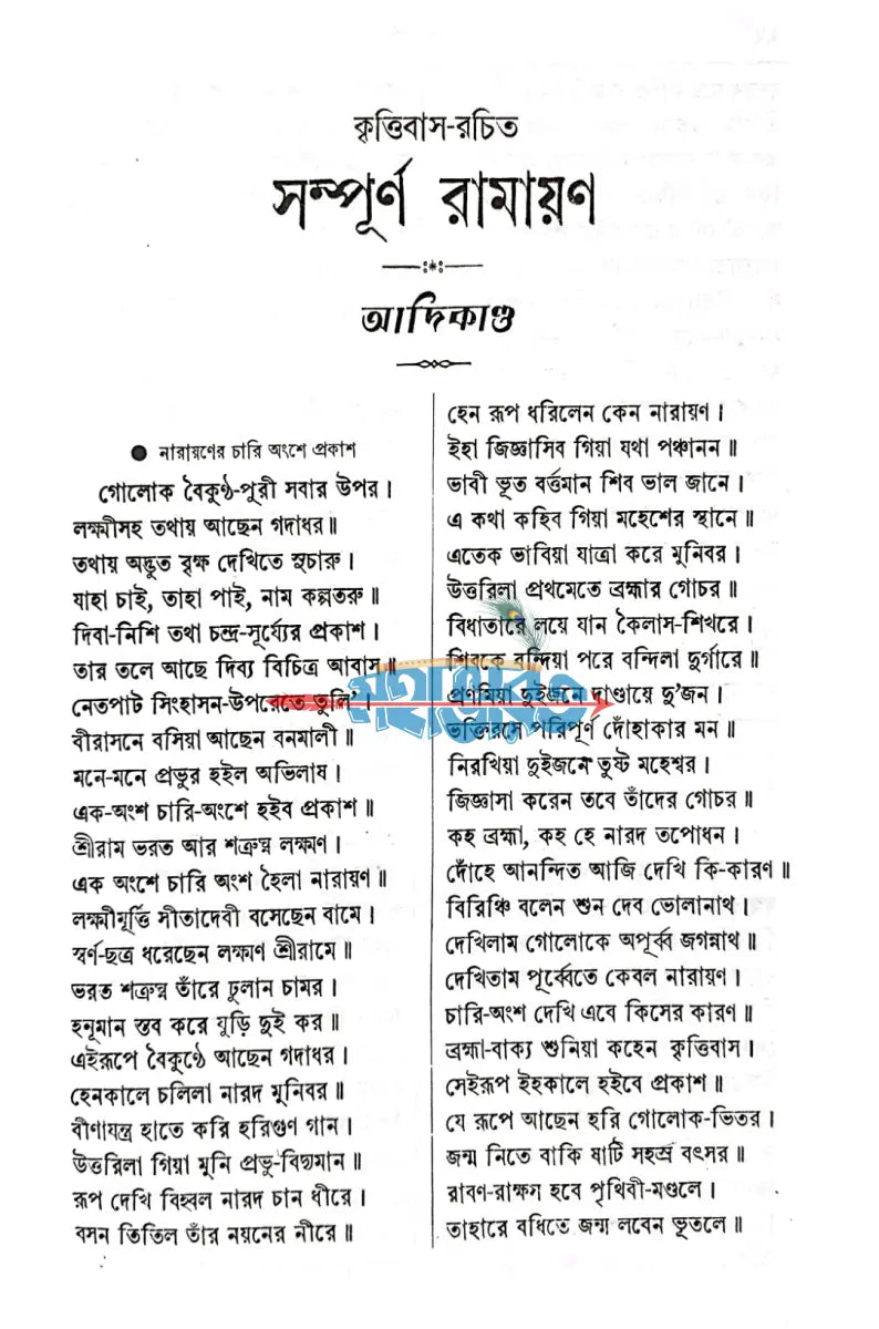 কৃত্তিবাসী রামায়ণ Hindu Religious Books