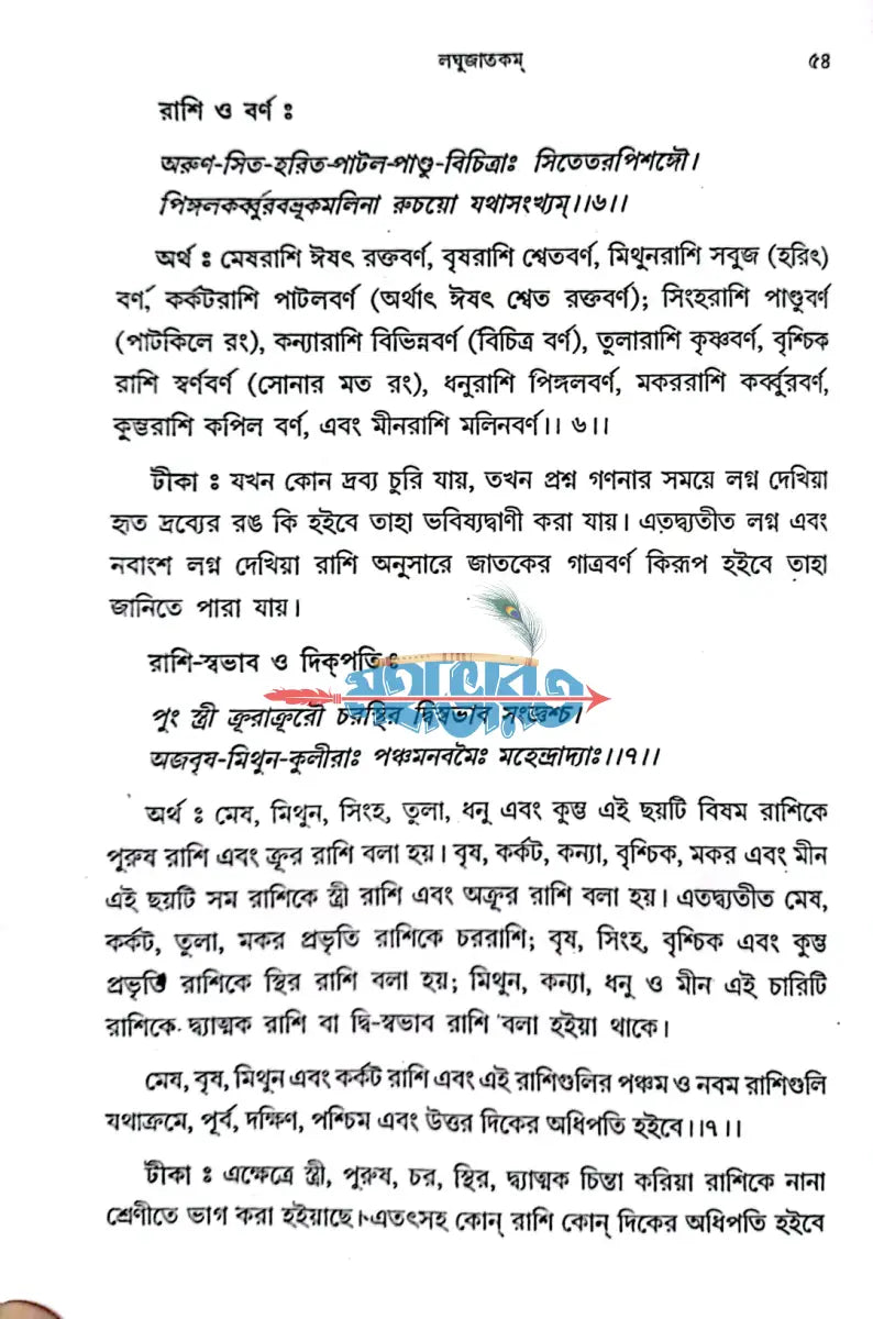 লঘুজাতকম Hindu Religious Books