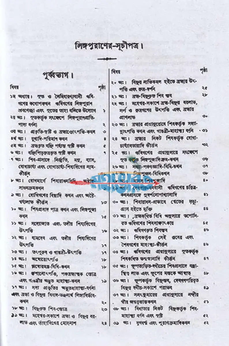 লিঙ্গপুরাণ Hindu Religious Books