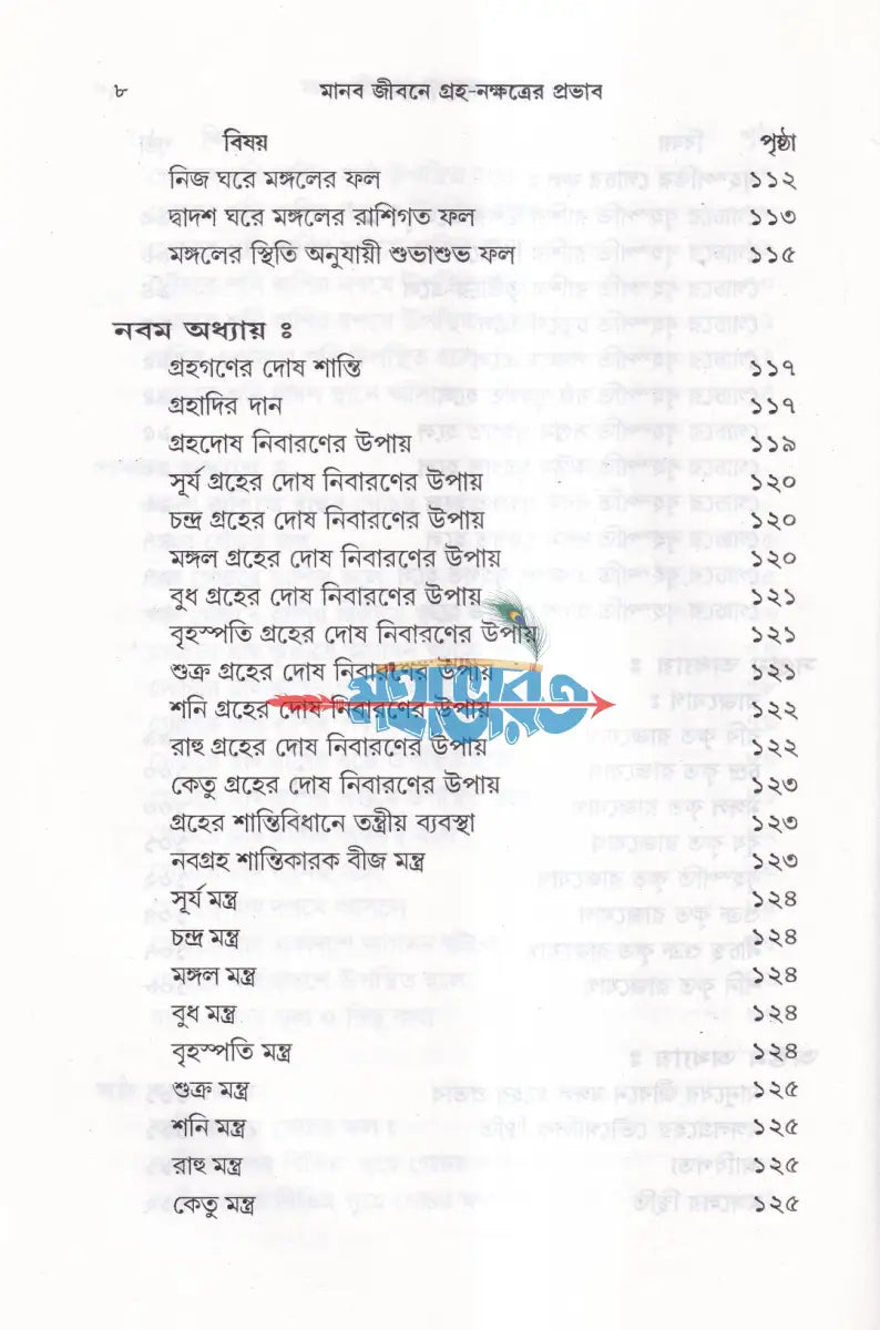 মানবজীবনে গ্রহ নক্ষত্রের প্রভাব নবগ্রহ শান্তি বিধান Hindu Religious Books
