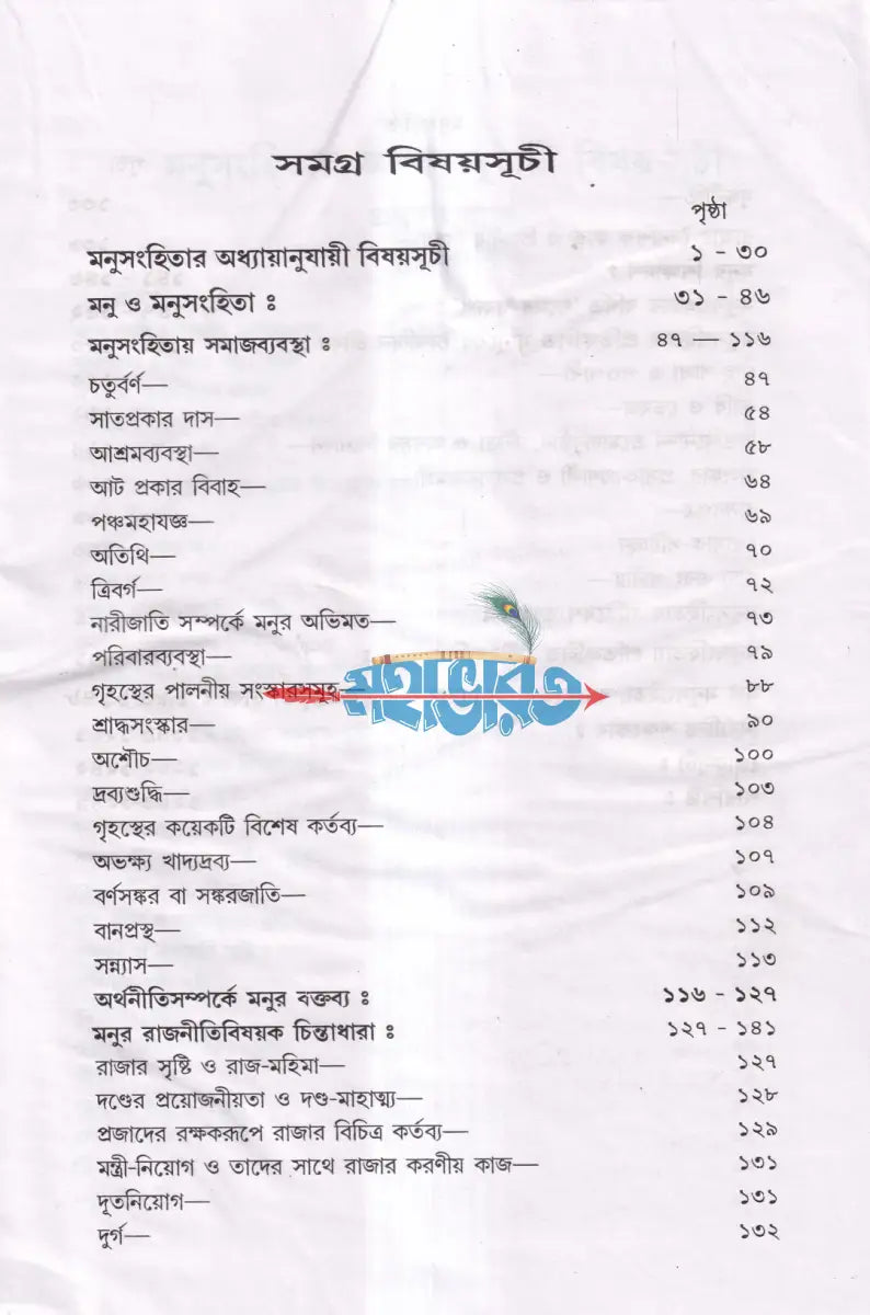 মনুসংহিতা Hindu Religious Books