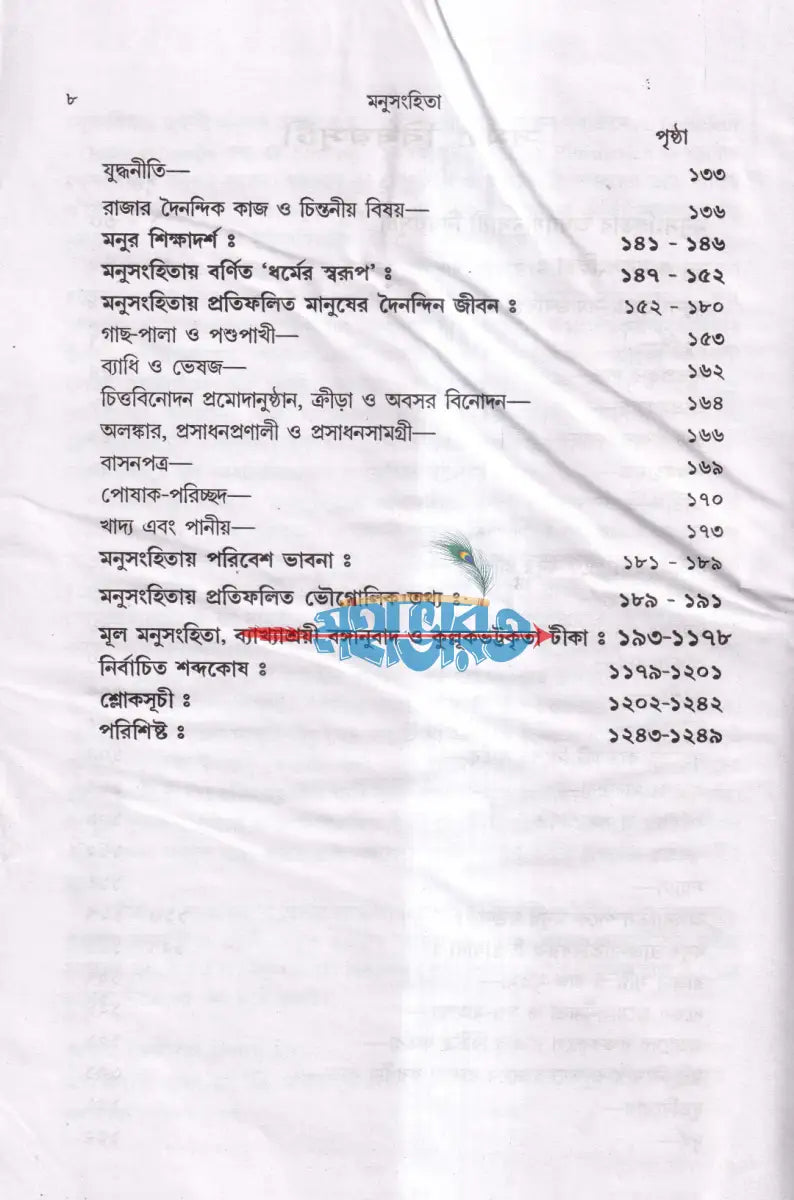 মনুসংহিতা Hindu Religious Books