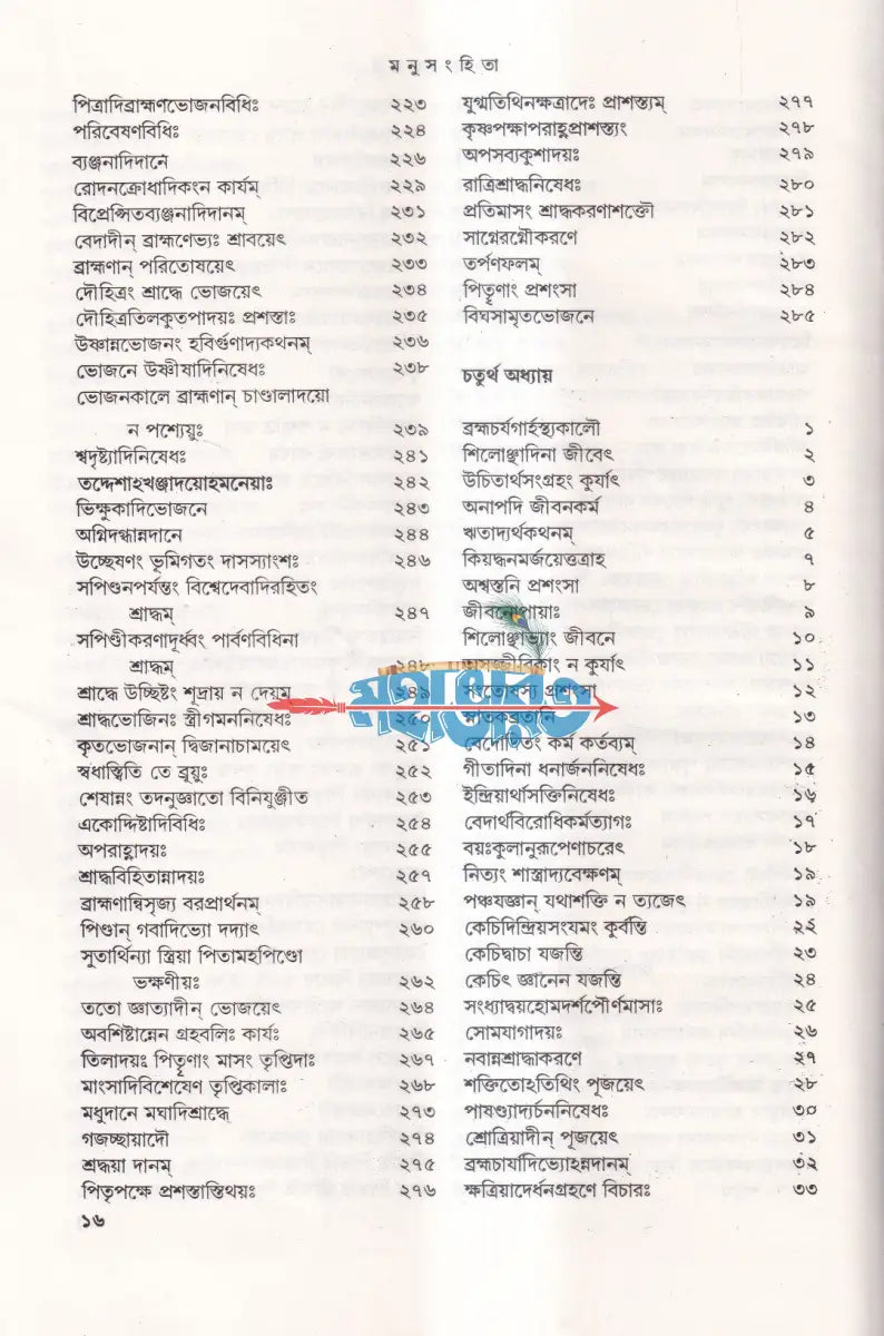 মনুসংহিতা Hindu Religious Books