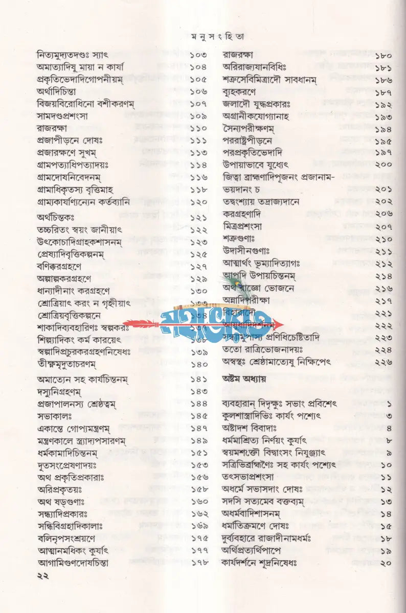 মনুসংহিতা Hindu Religious Books