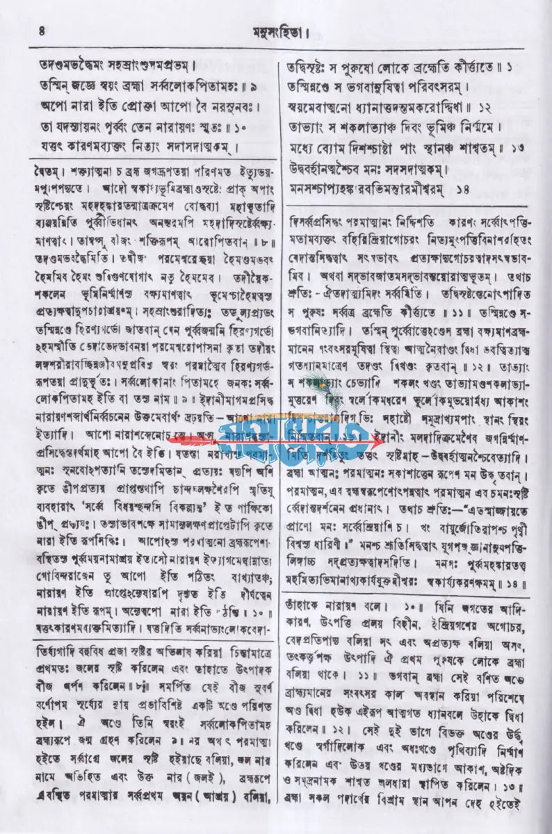 মনুসংহিতা Hindu Religious Books