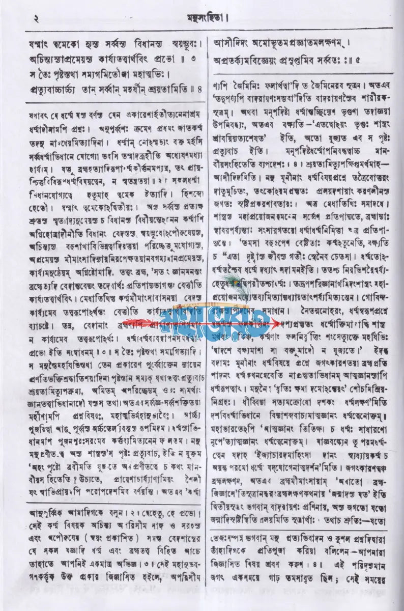 মনুসংহিতা Hindu Religious Books