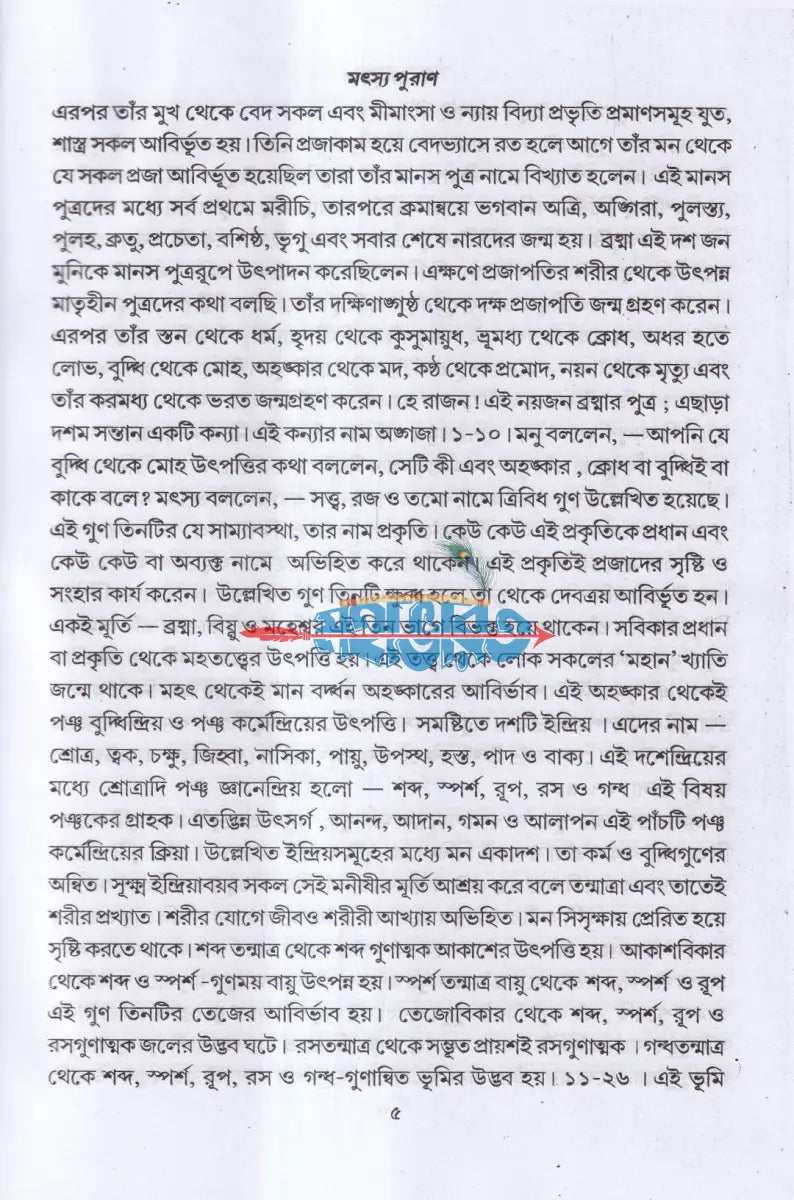 মৎস্য পুরাণ Hindu Religious Books