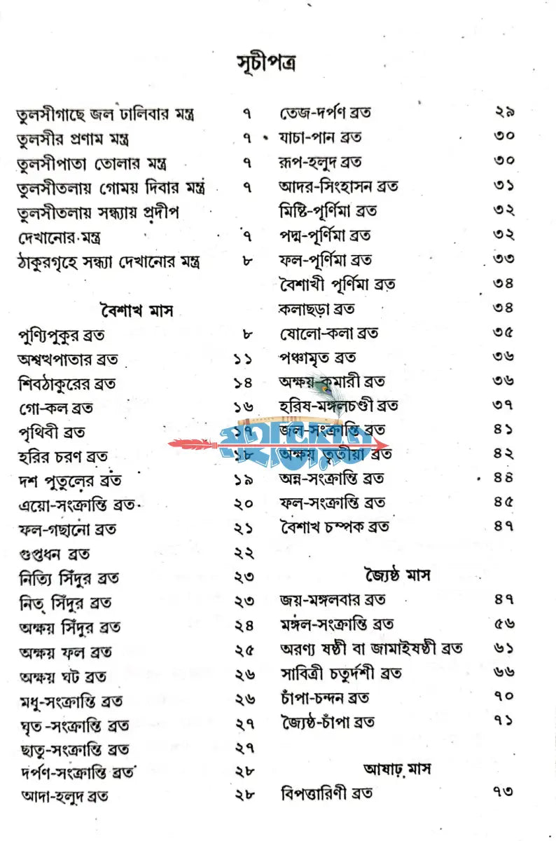 মেয়েদের ব্রতকথা বাংলাদেশী ছাপা Hindu Religious Books