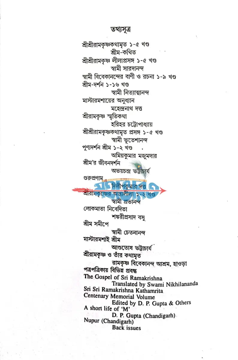 নির্বাচিত শ্রীশ্রীরামকৃষ্ণকথামৃত Hindu Religious Books