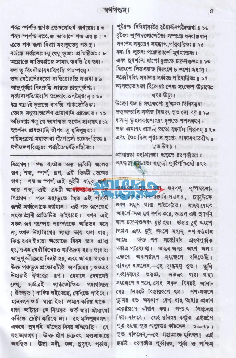 পদ্মপুরাণ স্বর্গ খণ্ডম (মূল ও বঙ্গানুবাদসমেত) Hindu Religious Books