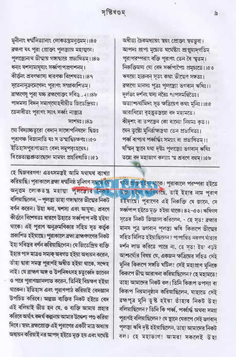 পদ্মপুরাণম্ সৃষ্টিখণ্ড (মূল ও বঙ্গানুবাদ সহ) Hindu Religious Books