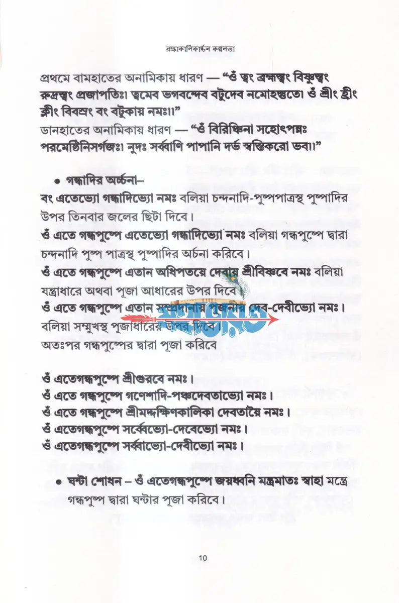 রক্ষাকালিকার্চ্চন কল্পলতা Hindu Religious Books