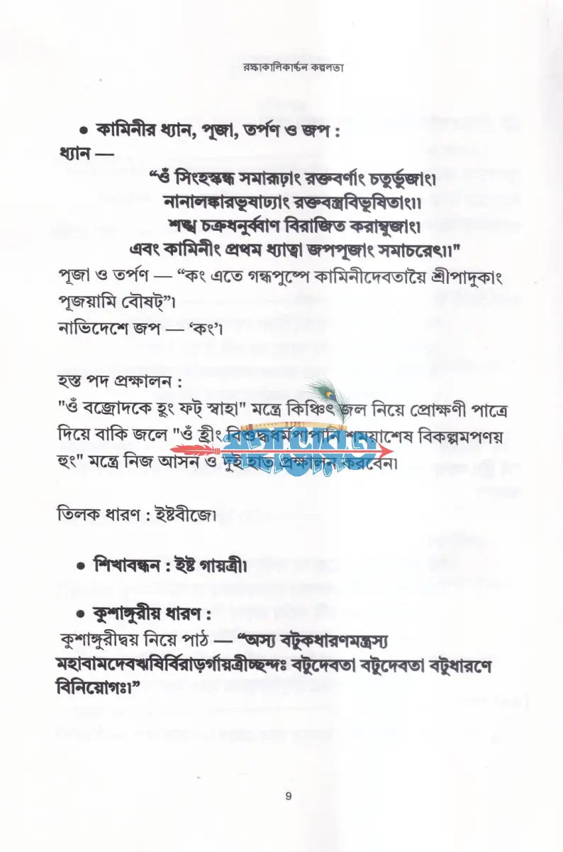 রক্ষাকালিকার্চ্চন কল্পলতা Hindu Religious Books