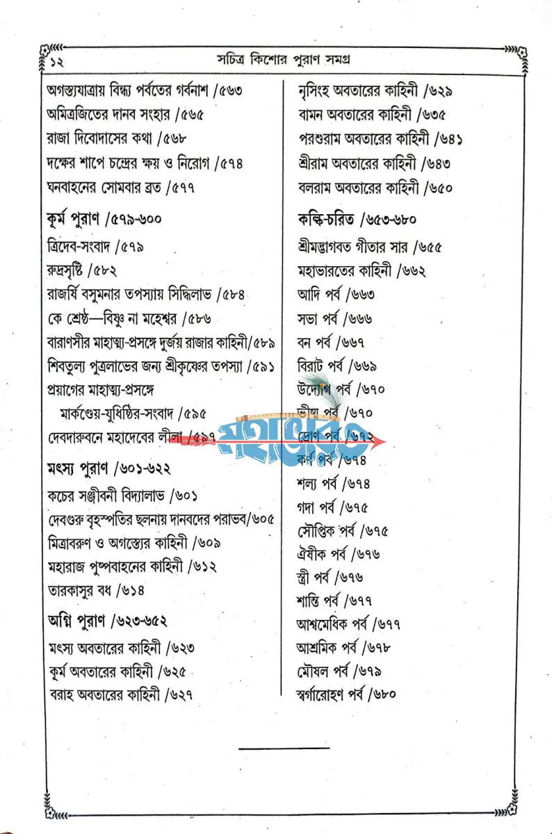 সচিত্র কিশোর পুরাণ সমগ্র Hindu Religious Books