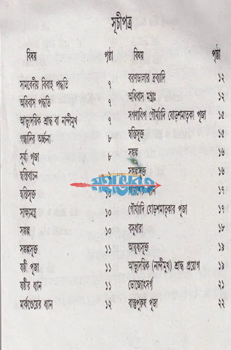 সামবেদীয় বিবাহকাণ্ড আর্য্যানুষ্ঠান পদ্ধতি Hindu Religious Books