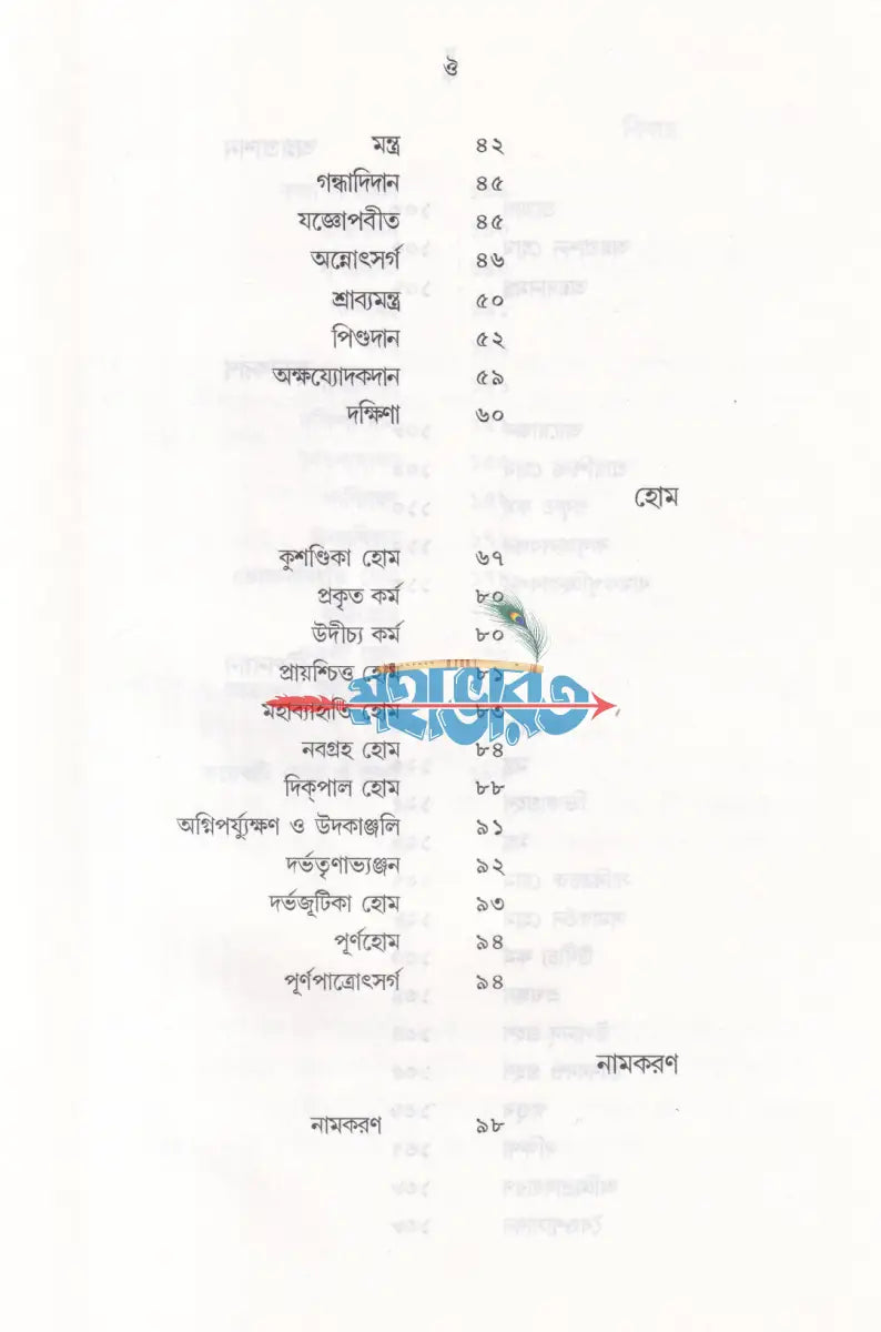 সামবেদীয় সংস্কারকর্ম ভবদেব পদ্ধতি মন্ত্রের বঙ্গানুবাদসহ Hindu Religious Books