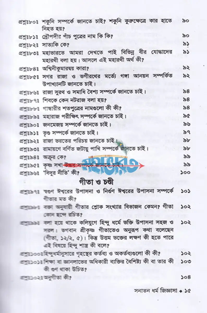সনাতন ধর্ম জিজ্ঞাসা Hindu Religious Books