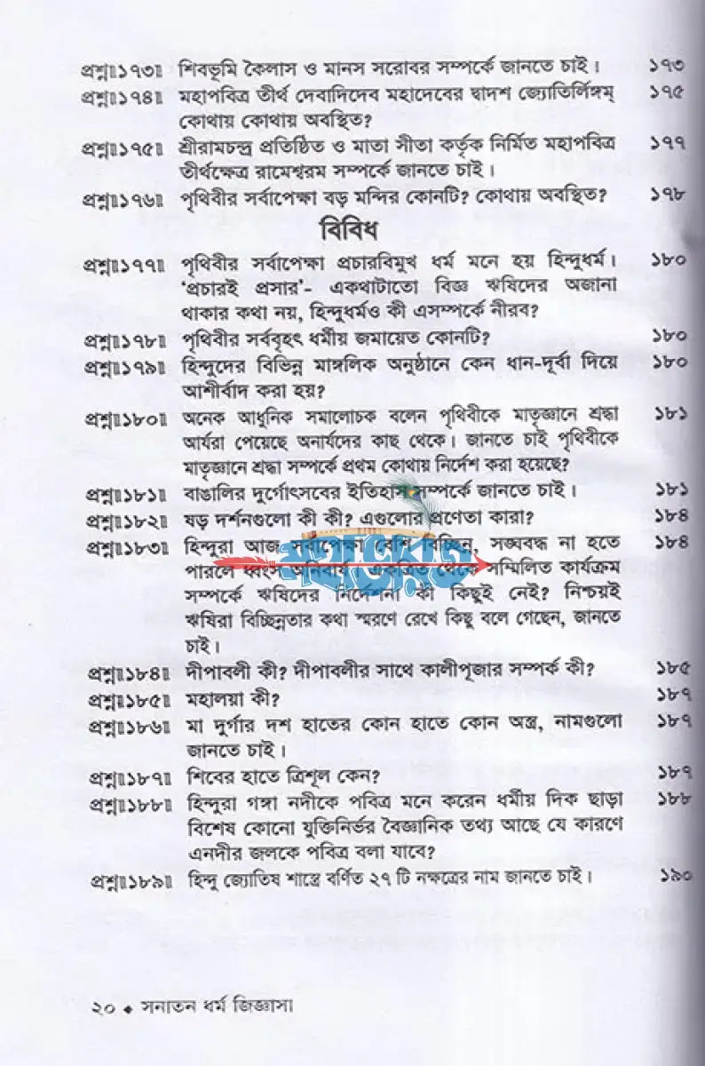 সনাতন ধর্ম জিজ্ঞাসা Hindu Religious Books