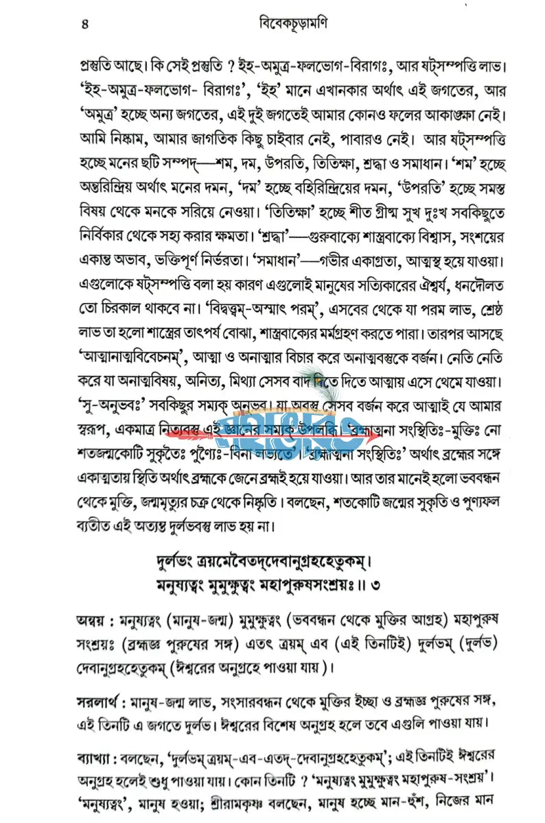 শঙ্করাচার্যের বিবেকাচূড়ামণি Hindu Religious Books