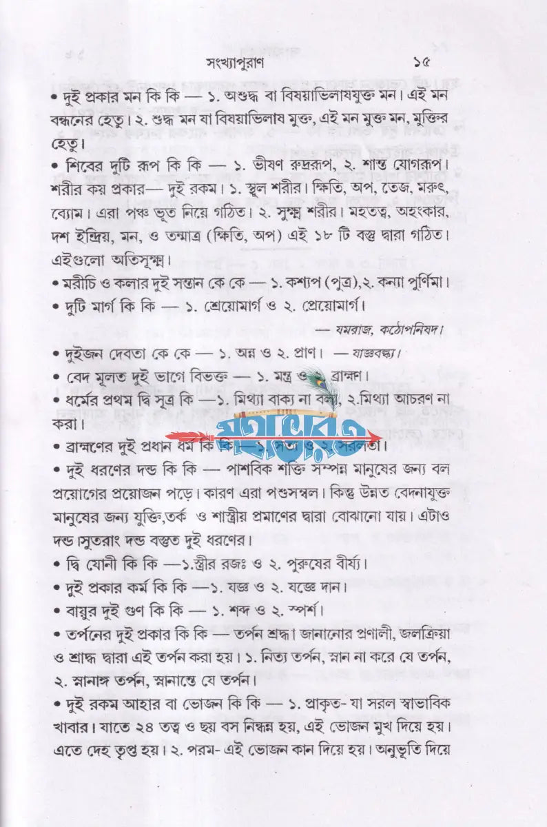 সংখ্যাপুরাণ Hindu Religious Books
