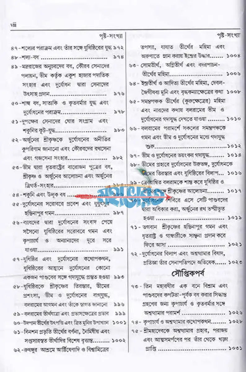 সংক্ষিপ্ত মহাভারত দ্বিতীয় খণ্ড Hindu Religious Books