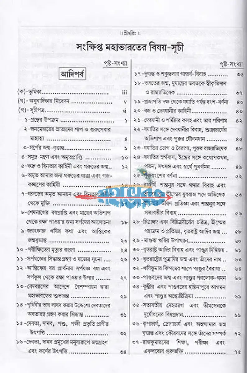 সংক্ষিপ্ত মহাভারত প্রথম খণ্ড Hindu Religious Books