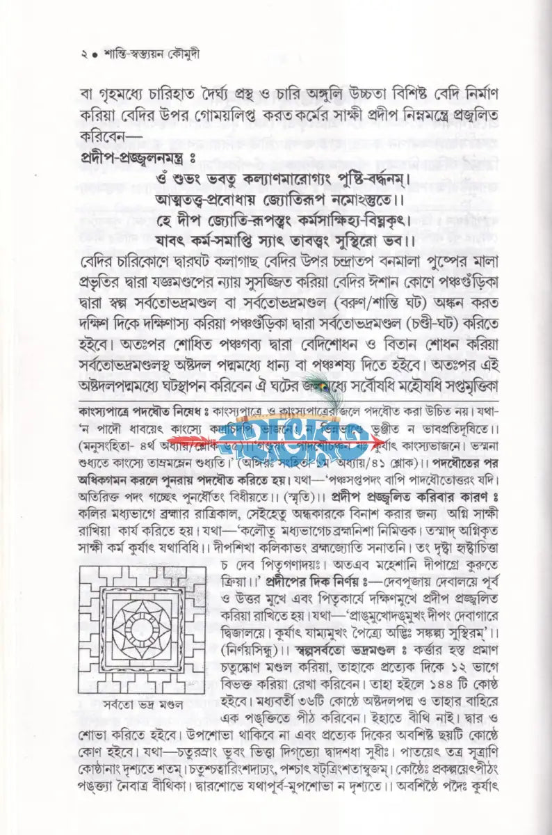 শান্তি স্বস্ত্যয়ন কৌমুদী কৃত্যসঞ্চয়ন Hindu Religious Books