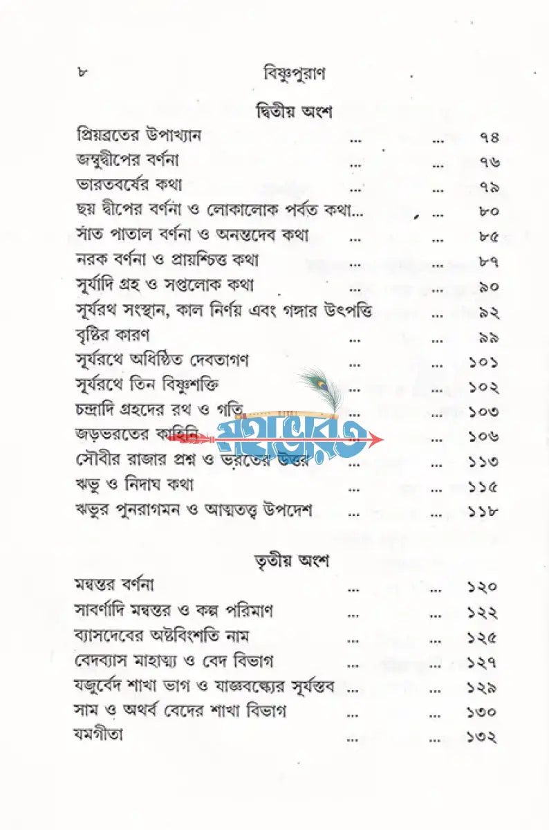 সরল বাংলা গদ্যে সম্পূর্ণ বিষ্ণুপুরাণ Hindu Religious Books