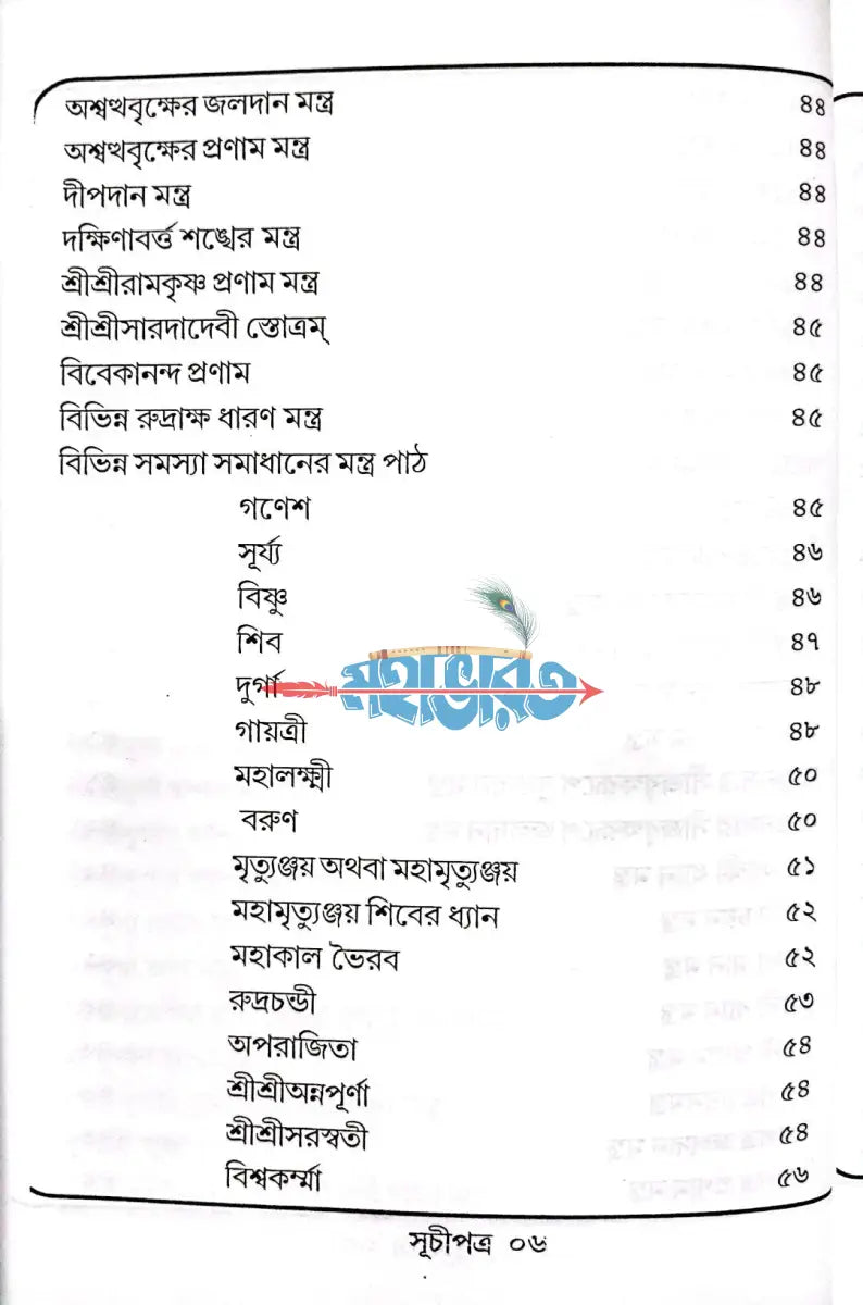 সর্ব্ব দেবদেবীর মন্ত্রমালা Hindu Religious Books