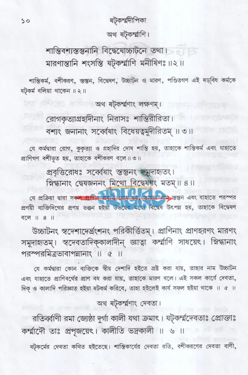 ষটকর্ম্মদীপিকা Hindu Religious Books