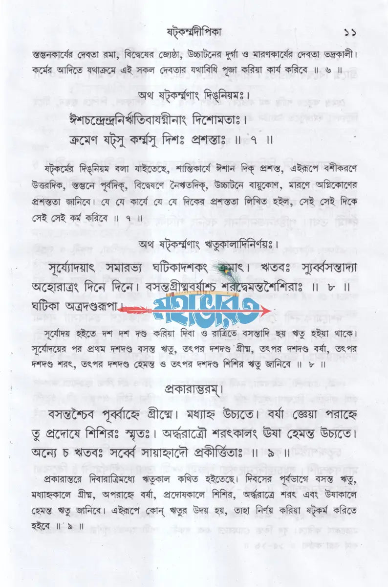 ষটকর্ম্মদীপিকা Hindu Religious Books